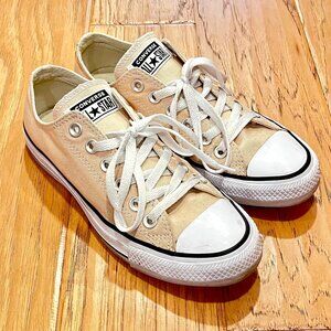 Converse Seasonal Chuck Taylor Low Sneakers Women 7 Men 5 Raw Ginger Tan/Peach